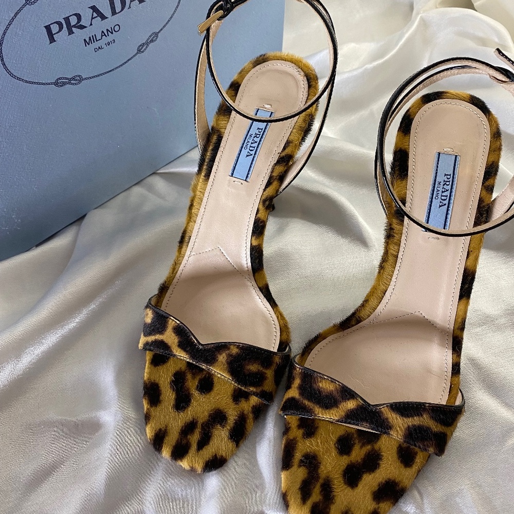 Prada Ankle Strap Heels